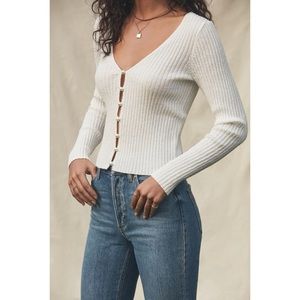 Dynamite Pearl Button Cardigan